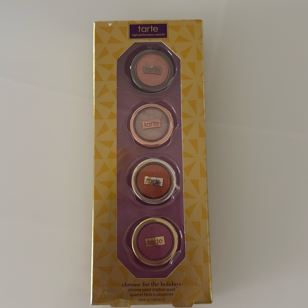 New Tarte chrome paint shadow quad